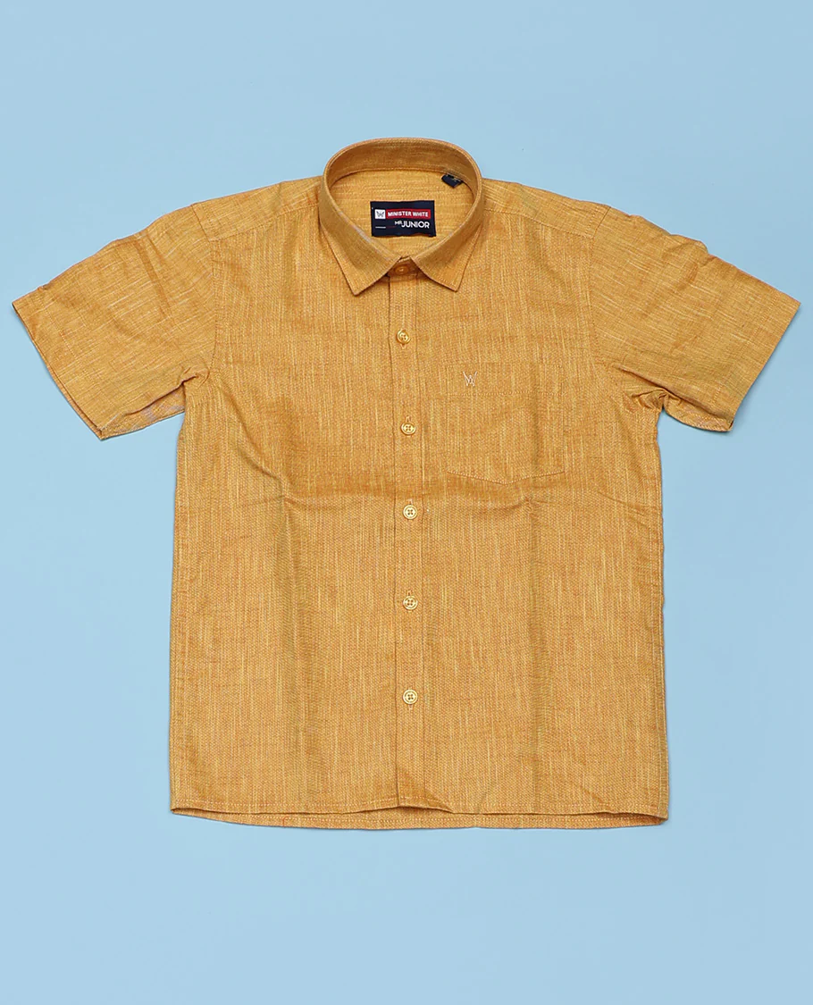 Blue cotton shirt with contrast dhoti (Luxurious boy) - Image 19