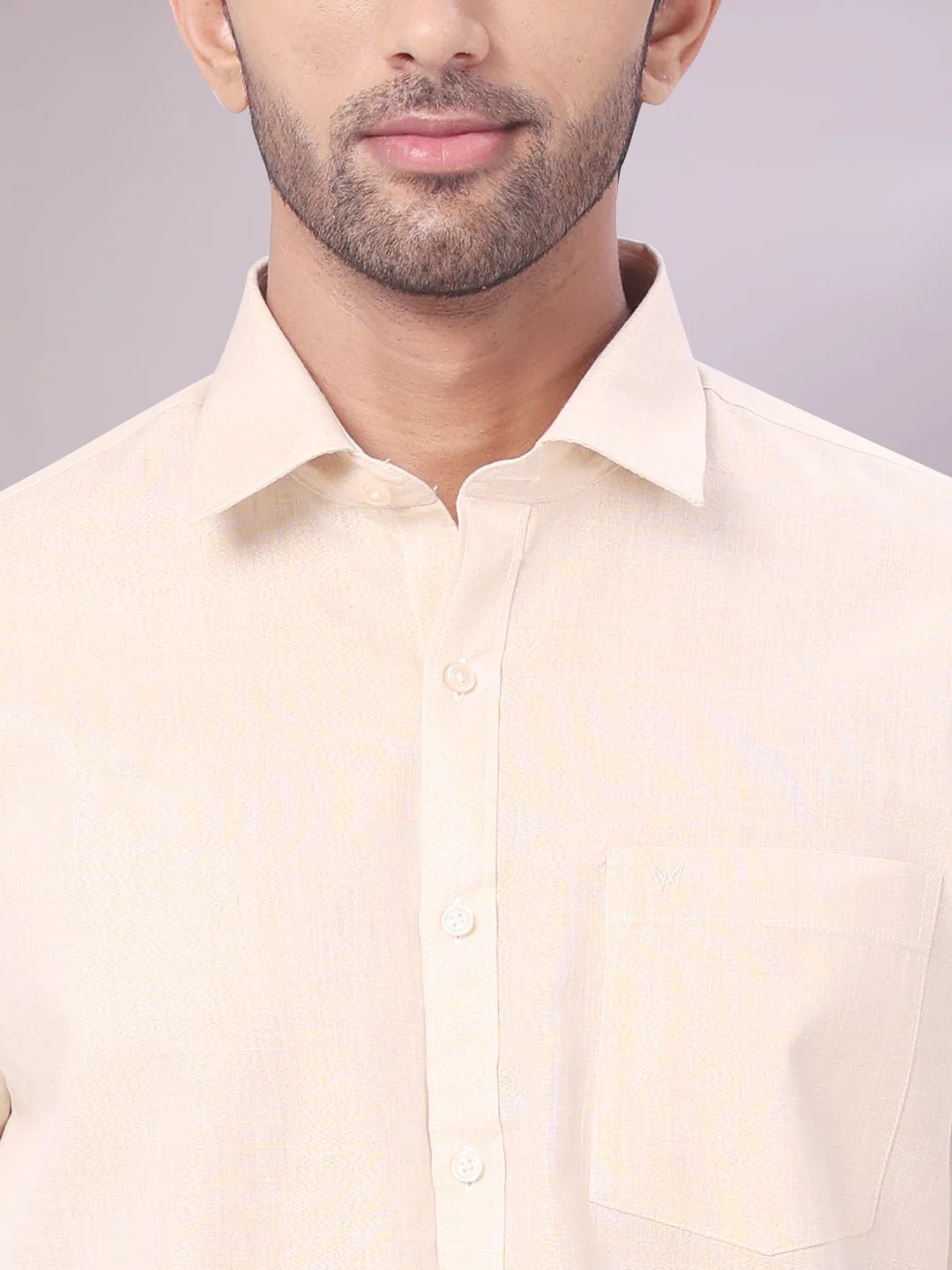 Men's Tissue Gold Color Flexi Dhoti Shirt Wedding Combo Maverick Flexi - Image 6