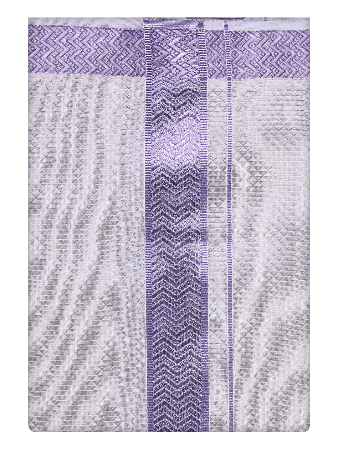 Mens Lavender Tissue Jacquard Shirt with Matching Dhoti Combo Zeus - Image 9