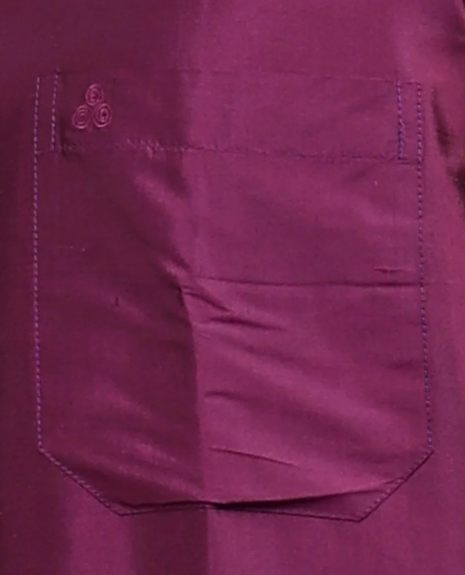Purple Pure Silk Shirt - Image 23